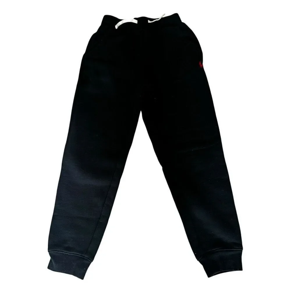 Polo Ralph Lauren Cotton Fleece Athletic Pants Drawstring Pull On SZ S (8) #2426